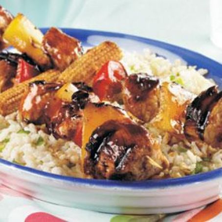 Asian Chicken Kabobs