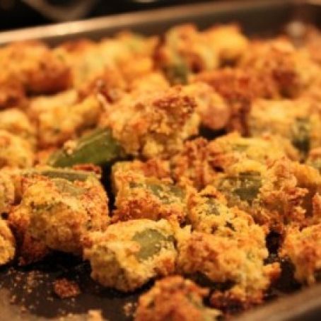 Oven Fried Okra