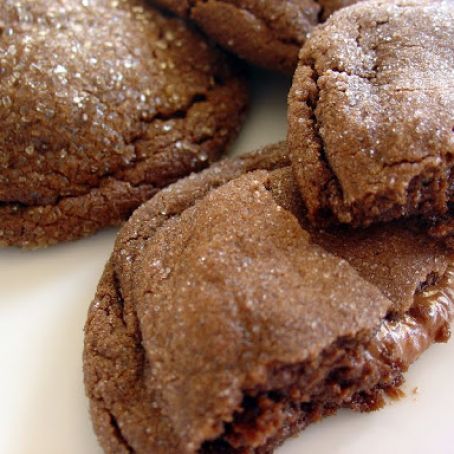 Chocolate Rolo Cookies