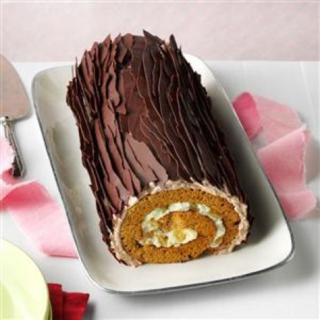 Chocolate Gingerbread Yule Log Recipe