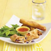 Baked Chicken Spring Rolls