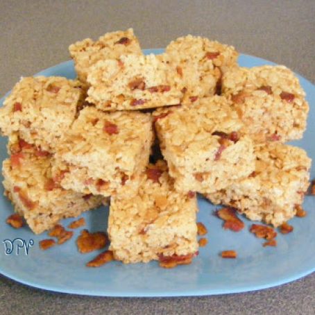 Maple Bacon Krispie Treats
