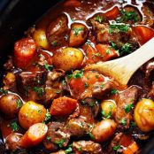 Slow Cooker Beef Bourguignon