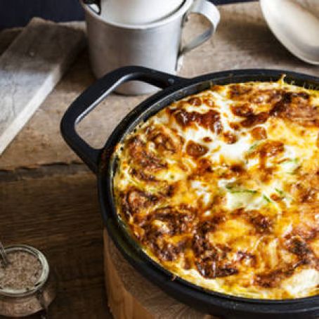 Easy Zucchini Cheese Casserole