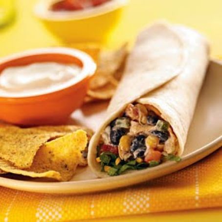 Fiesta Chicken Burritos