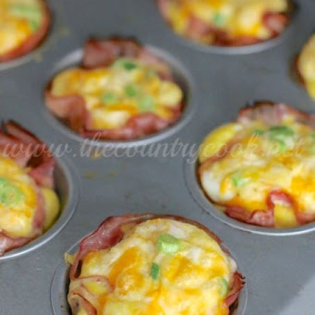 Baked Ham & Egg Cups