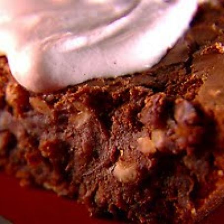 Hazelnut and Chocolate Pie with Vanilla Whipped Cream