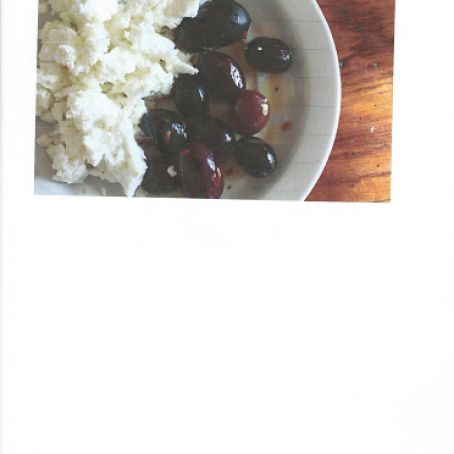 Roasted Olives in Feta