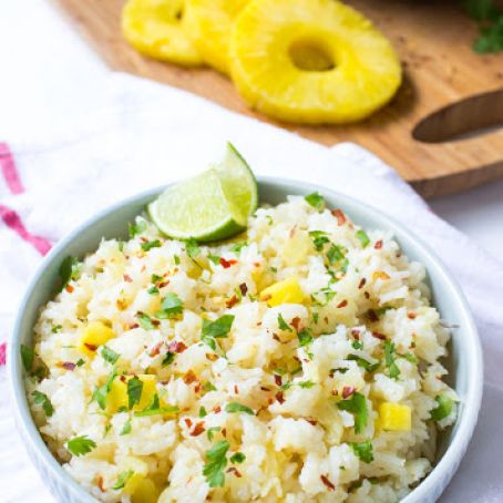 GRILLED PINEAPPLE RICE