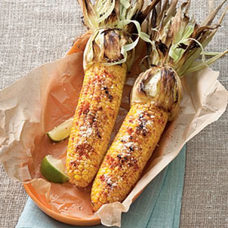 Grilled Cheesy Corn