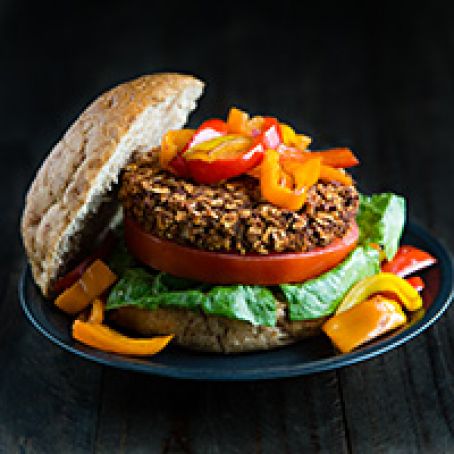 Barbecue Black-Eyed Pea Burgers