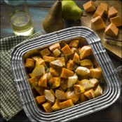 Roasted Sweet Potatoes and Pears
