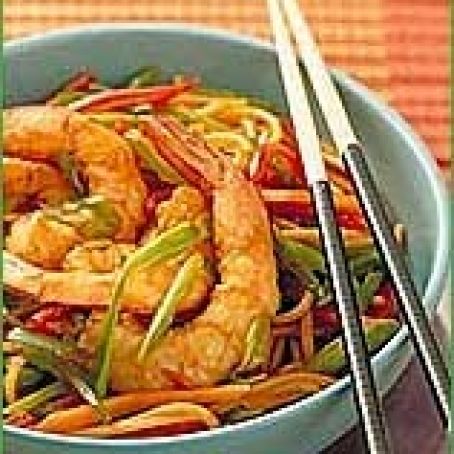 Shrimp and Vegetable Lo Mein