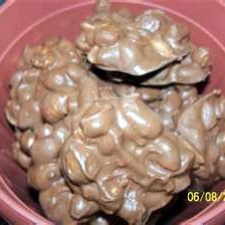 Chocolate Peanut Crockpot Candy