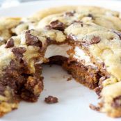 Smores Stuffed Chocolate Chip Cookies