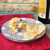 Cheesy Corn + Black Bean Dip