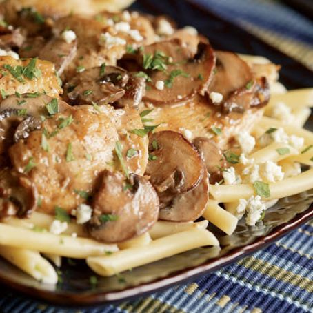 Chicken with Marsala, Mushrooms & Gorgonzola