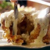 Apple Charlotte with Cinnamon Sabayon