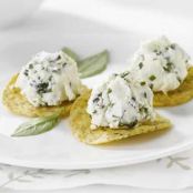 Goat cheese and Herb Bites