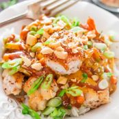 Bang Bang Chicken and Shrimp-Copycat Cheesecake Factory