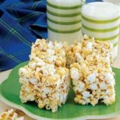 Peanut Butter Popcorn Bars