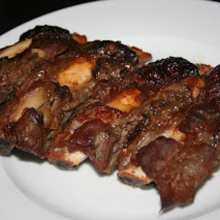 Ribs Orange Chipotle in the CrockPot