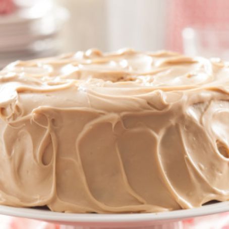 Butterscotch Chiffon Cake with Penuche Frosting