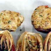 Spicy Crab Stuffed Mushrooms
