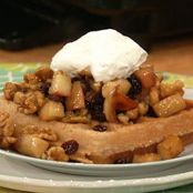 Cinnamon Apple Muffin Waffles