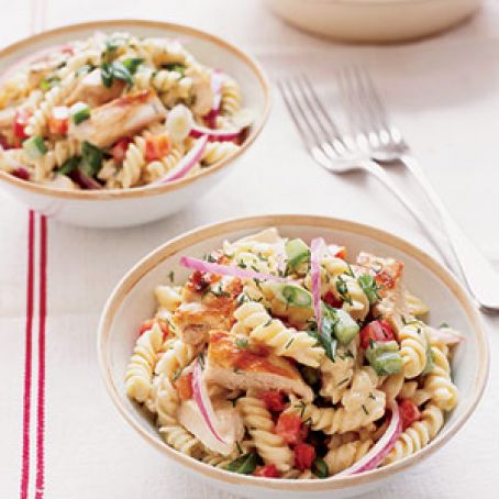 Italian Pasta Salad with Grilled Chicken