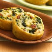 Cheesy Chicken ‘n Spinach Pinwheels