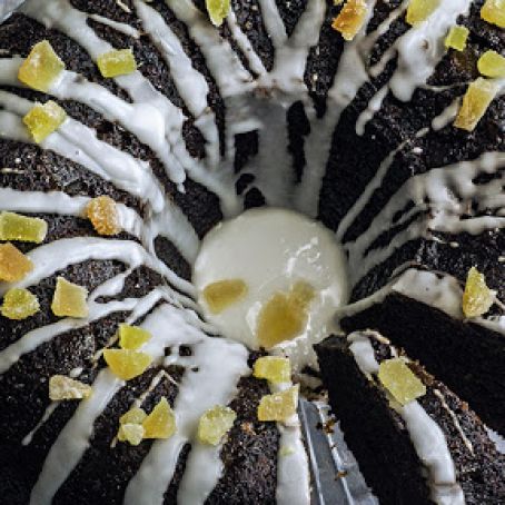 Lemon Glazed Ginger Cake