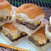 White castle sliders
