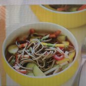 Cold Soba Salad with Crisp Vegetables