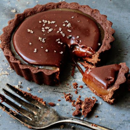 Chocolate Caramel Mini Tart