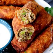 PHILLY CHEESESTEAK EGG ROLLS