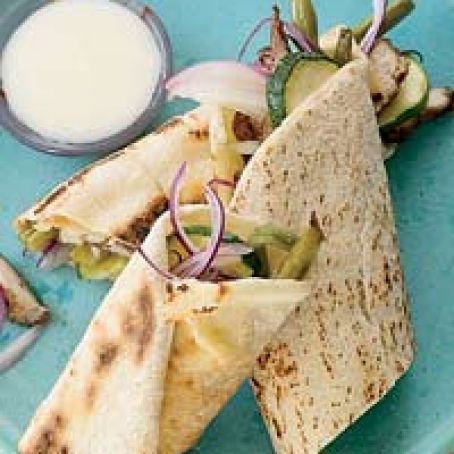 Chicken Shawarma with Green Beans and Zucchini