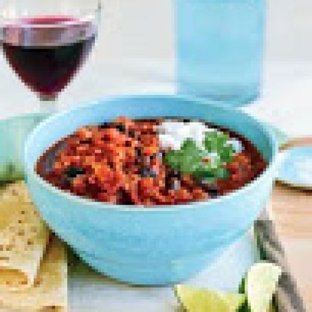 Black Bean Turkey Chili (Food and Wine)