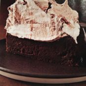 Towering Flourless Chocolate Cake