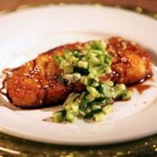 Sea Bass and Cucumber Sauce