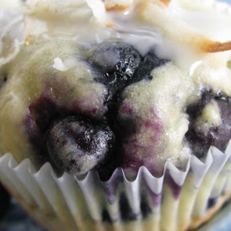 Coconut/Blueberry Muffins