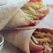 Mu Shu-Style Chicken Wraps
