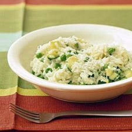 Spring Risotto with Peas and Zucchini