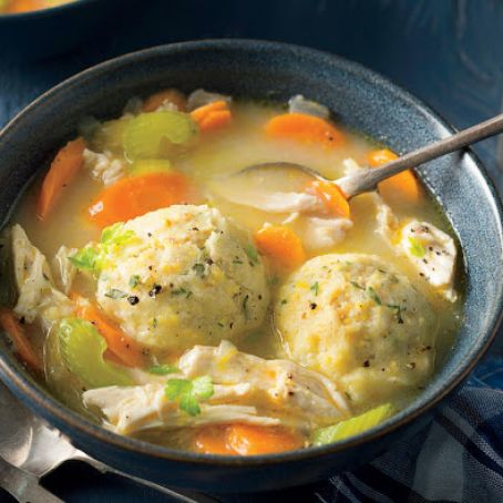 Chicken and Herbed Cornmeal Dumplings