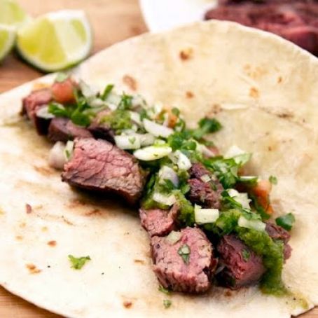 Grilled Marinated Flank Steak Fajitas