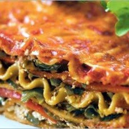 Goat Cheese and Three-Greens Lasagna (P/P)