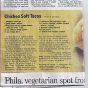 Chicken Soft Tacos