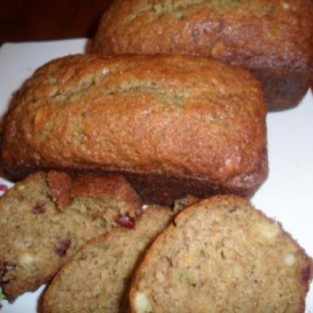 Pineapple Cranberry Zucchini Bread