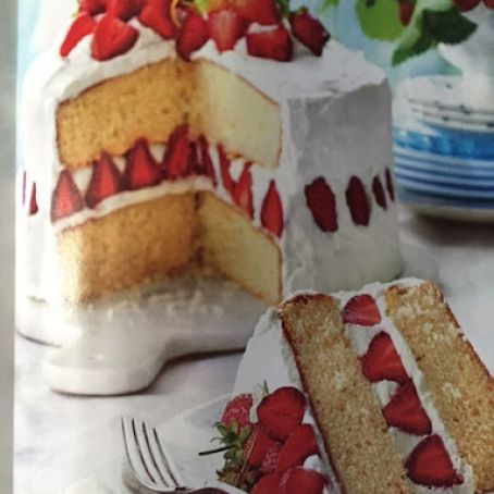 Strawberry Dream Cake Recipe | MyRecipes.com