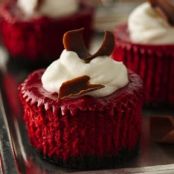 Mini Red Velvet Cheesecakes